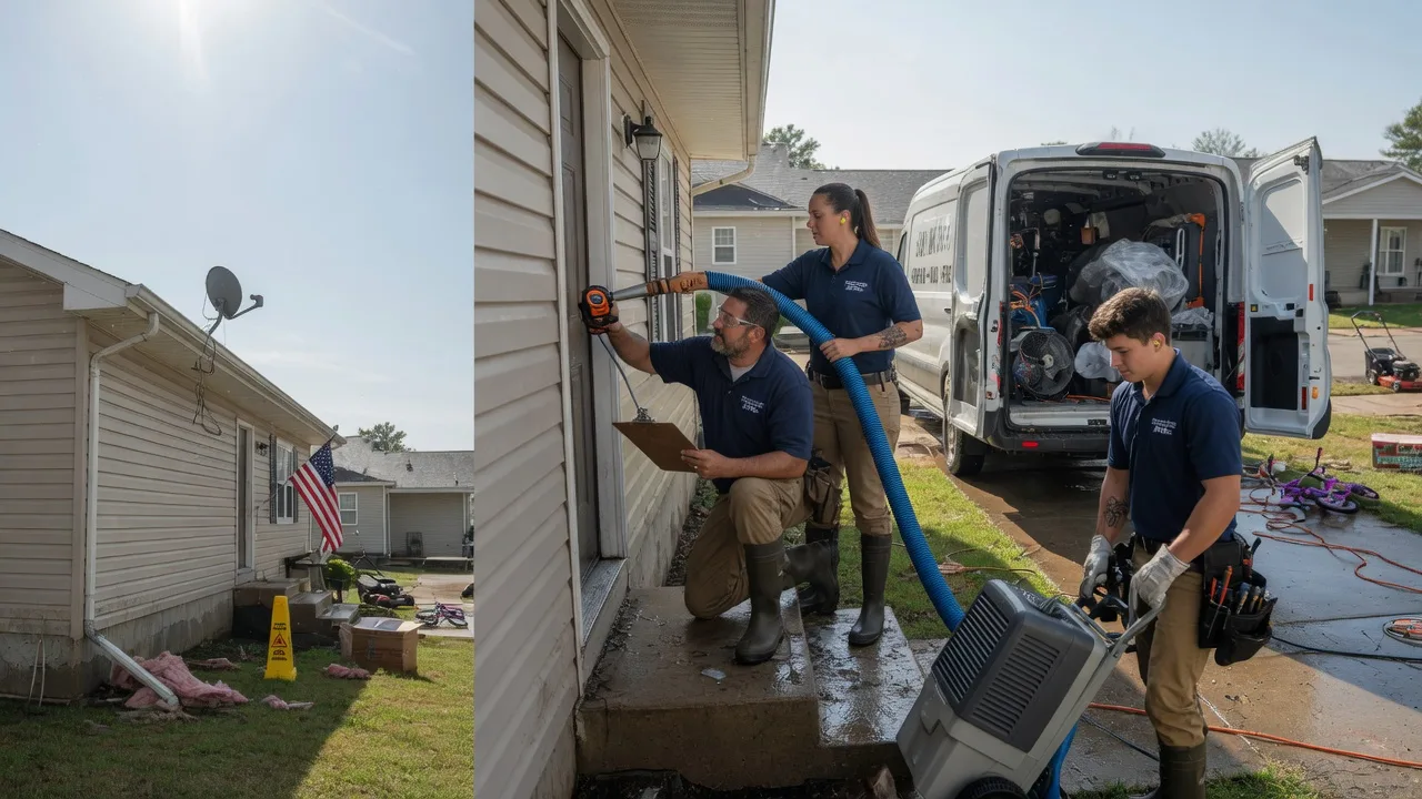 Ceiling Water Damage Restoration in Springbrook, IA near me